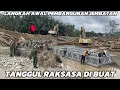 Lagu Langkah Penuh Perhitungan Pembangunan Jembatan Bailey‼️,Tanggul Raksasa Di Buat Untuk Menahan Air‼️