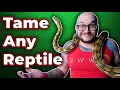 Tame any AGGRESSIVE Reptile EVRYTIME 3 Simple Steps