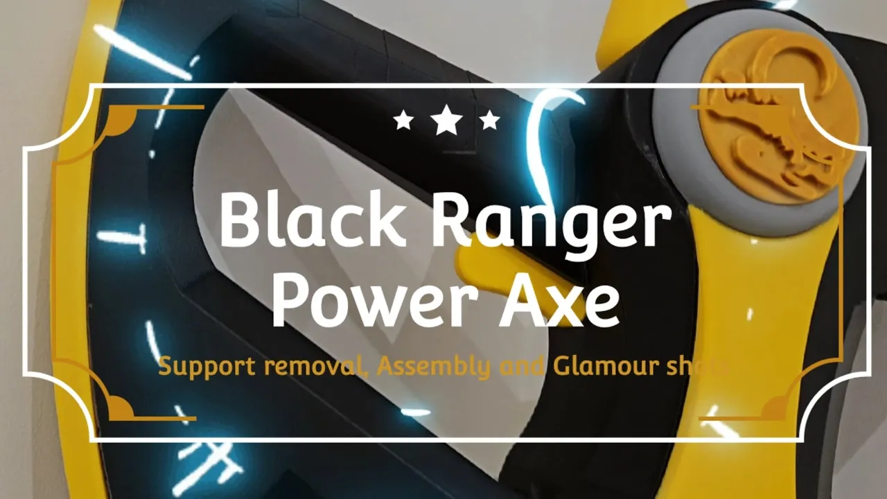 Black Ranger Power Axe - Mighty Morphin Power Rangers