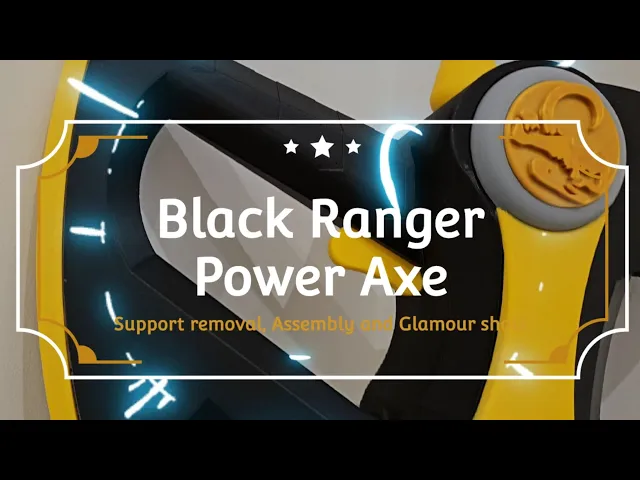 Black Ranger Power Axe - Mighty Morphin Power Rangers video thumbnail