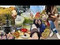 nyc vlog finally fall central park famous restaurants viral new desserts matcha best burgers