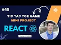 Tic Tac Toe Game in React js Build a Mini Project with useState Hook 2025