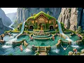 180 Hari Bangun Rumah Hobbit Tersembunyi dengan Kolam Bawah Tanah di Samping Air Terjun