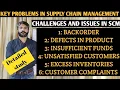 Key Problems In Supply Chain Management Challenges Issues In Supply Chain
