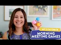 My 3 Favorite Morning Meeting Games games for morning meeting in kindergarten 1st and 2nd grade