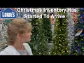 Shopping for Artificial Christmas Trees at Lowes