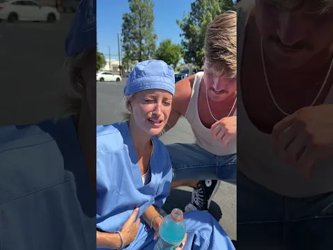 Nurse suffers heat exhaustion in parking lot and gets help from kind strangers 🥹