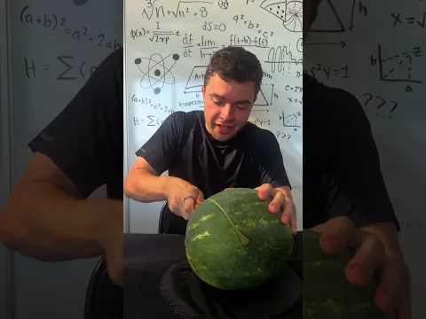 How to eat a watermelon correctly! @zackdfilms