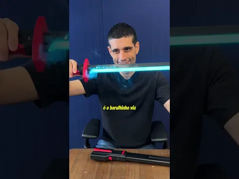 ESPADA QUE SOLTA FAÍSCA E FUMAÇA!