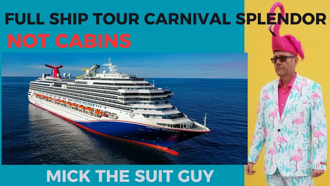Carnival Splendor Full Ship Tour (not cabins)
