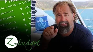 The Cost of Traveling the World by Boat: Z-Budget for August 2018 (Sailing Zatara)