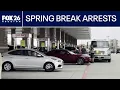 Dozens arrested as spring break begins