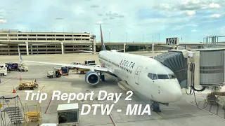 4K Trip Report - Delta 737-900ER Comfort Plus DTW-MIA