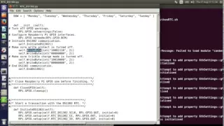 Real Time Clock Python Source Code