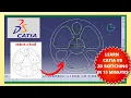 How To CATIA 2D Sketching Practice for Beginners CATIA 2023
