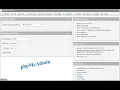 How to Export Import and delete table database using phpMyAdmin