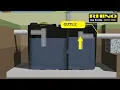 Rhino Low Profile 500gal Septic Tank - How it Works