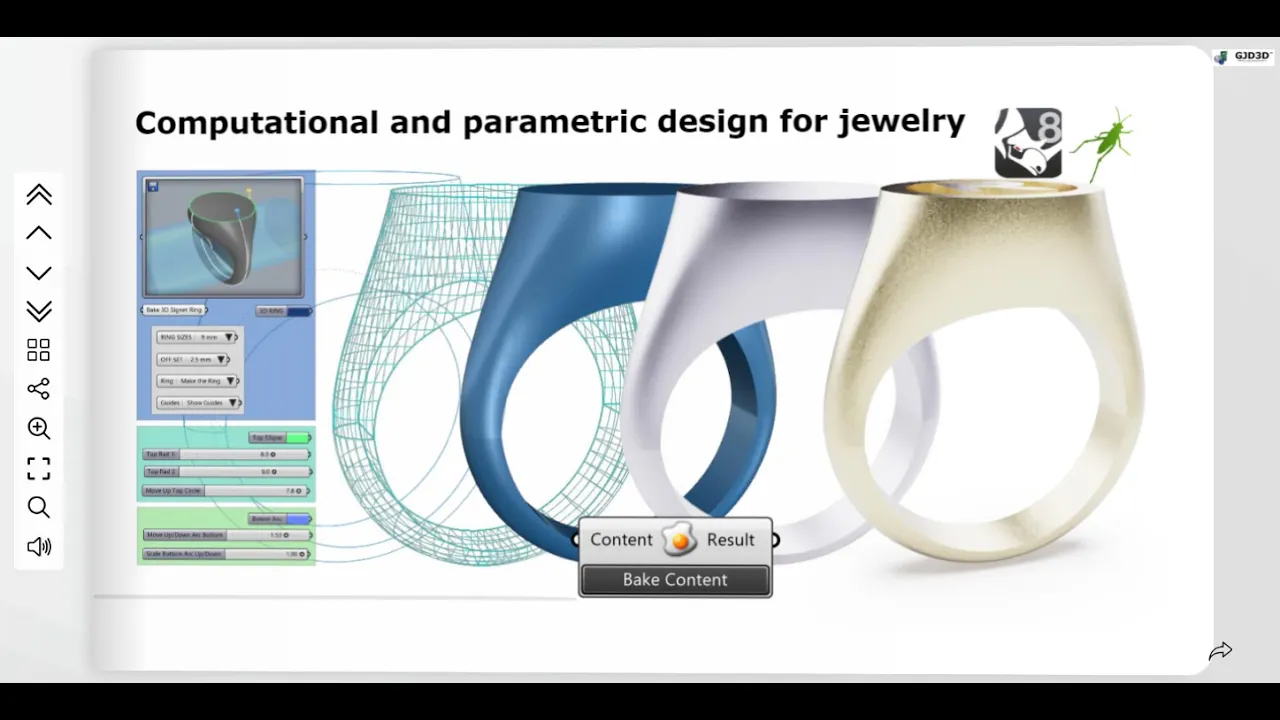 Computational and Parametric Design with Grasshopper for Jewelry