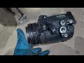 2008 2009 2010 2011 chevy traverse gmc acadia Buick enclave AC compressor removal replace