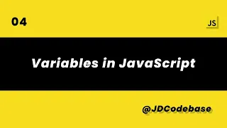 JavaScript Variables var let const Explained JS Tutorial for Beginners JDCodebase