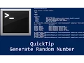 QuickTip - Batch Tutorial