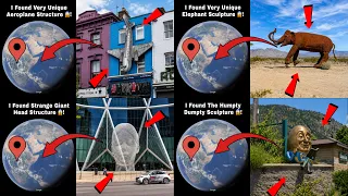🔥 Top 4 Very Unique Structures in Real Life Spotted On Google Earth 🌍!
