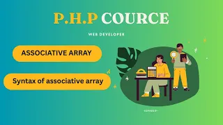 PHP Tutorial - Associative array in PHP associative array kiya hain coding Logical Mithila