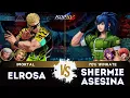 KOF XV ▰ ELROSA (Ramóm/Hinako/O.Yashiro) 🆚 SHERMIE ASESINA (Leona/Shermie/Athena)🎞️Replay Match