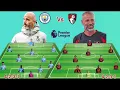 Man City Vs Bournemouth Marasca Vs Rose Potential Head To Head LineUp In EPL Match week1