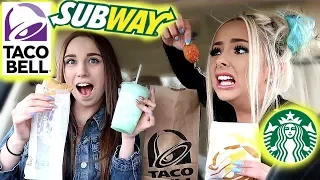 Letting Fast Food Employees DECIDE What I Eat for 24 HOURS! (AWKWARD)