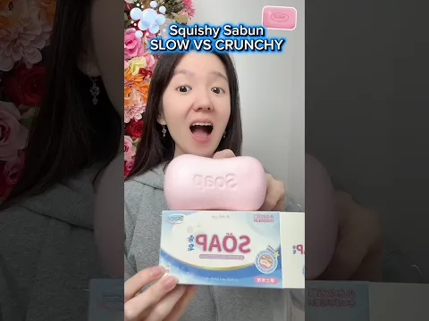 PILIH SQUISHY SABUN SLOW ATAU CRUNCHY..?
