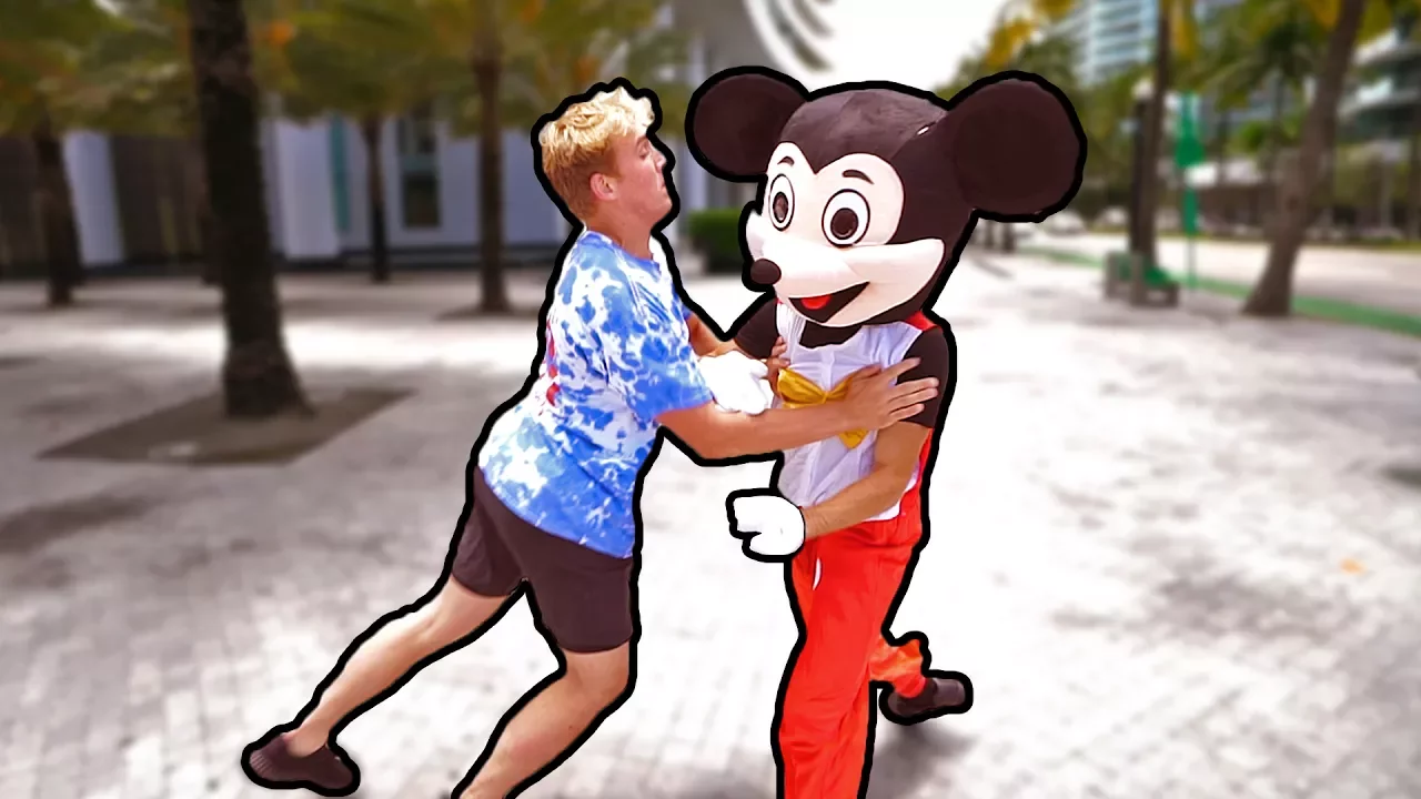 THEY SENT MICKEY MOUSE TO ATTACK ME...