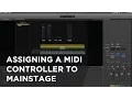 How to assign MIDI Controller to MainStage Instruments