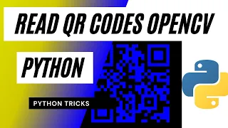 QR Code In 3 lines of Python Code Read QR codes Using Python