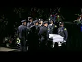 Final farewell Funeral for Cleveland Detective James Skernivitz inside Rocket Mortgage FieldHouse