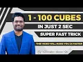 CUBE OF A NUMBER SUPER FAST TRICK VEDIC MATHS SHORTCUT ALL COMPETITIVE EXAMS By Chandan Venna