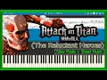 THE RELUCTANT HEROES 💥 Attack on Titan ⚡ [Slow] (PIANO TUTORIAL) 🎹 #84