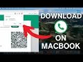 How to Install WhatsApp in Mac - Download WhatsApp for Macbook Air Pro Pro Max Mini Imac