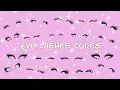 Cute Eyelashes codes for Berry Avenue Brookhaven and Bloxburg ROBLOX