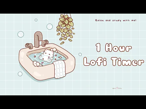 1 Hour - Relax & study with me Lofi | Bubbly bear
