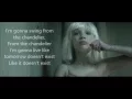 Download Lagu Sia -  Chandelier acoustic lyrics