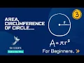 The area and circumference of a circle JAVA part-2