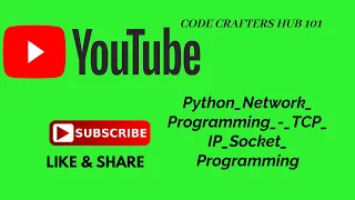 Python Network Programming TCP IP Socket Programming