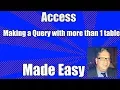 Access relational database queries - Multiple table tutorial