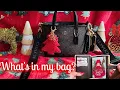 What s in my mini bags Christmas 2025 Coach mini city tote