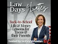 Back-to-School Life Money Lessons for Teens their Parents
