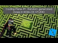 Coding Plane Random Generated Maze made by Prim s Algorithm
