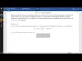 AU MATH 3020 Dr Wilson Convolution 1 Intro and Definition Example
