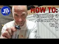 How to remove a security tag from clothing