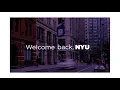 Welcome back, NYU!